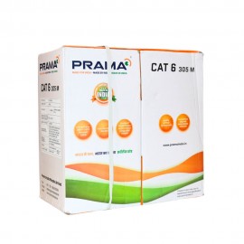 PRAMA CAT6 CABLE 305M (GREY) 23AWG PT-CLN6-P/G